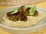 Keftas au boeuf et houmous