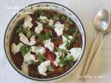 Salade cuite aux tomates et poivrons