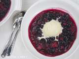 Soupe de fruits rouges au pineau des Charentes