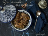 Tajine de cailles aux raisins secs