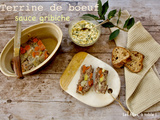 Terrine de boeuf à la sauce gribiche