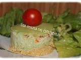 Bavarois avocat surimi