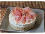 Cheesecake cancoillotte jambon fumé