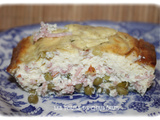 Clafoutis jambon petits pois