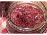 Confit d'oignons rouges