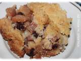 Crumble coings , pommes , cerises