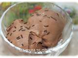 Glace au yaourt au chocolat