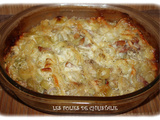 Gratin de poireaux façon tartiflette