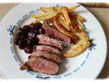 Magrets de canard aux cerises