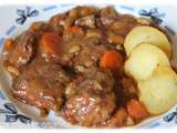 Mijoté de boeuf aux légumes ( mijoteuse )