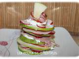 Mille-feuilles pomme bacon