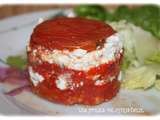 Millefeuille tomate féta