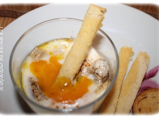 Oeuf cocotte au foie gras ( Cookéo )