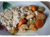 Poêlée poulet , courgettes carottes (Cookéo)