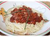 Spaghettis bolognaise de chevreuil