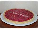 Tarte aux pralines roses