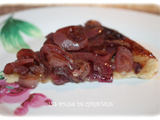 Tatin d'oignons rouges