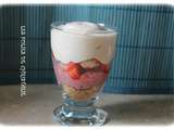 Verrine duo de fraises