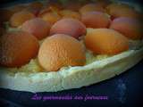 Tarte aux abricots et sa crème au nougat