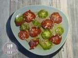 Salade de tomates colorées