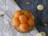 Tartelettes chocolat blanc melon