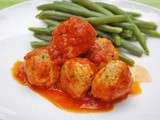 Boulettes de poulet à la sauce tomate