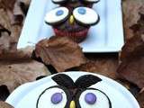 Cupcakes hiboux pour halloween