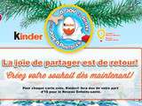 #mamankinder :de la joie à partager avec kinder