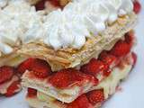 Millefeuilles aux fraises