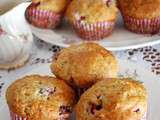 Muffins au yogourt, bananes et fraises