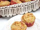 Muffins aux pommes et aux framboises