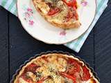 Tarte aux tomates et fromages perdus