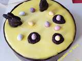 Entremet chocolat au lait/fruits de la passion