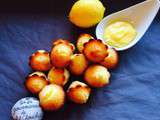 Financiers au lemon curd