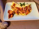 Omelette aux girolles