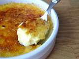 Crème brûlée à la vanille