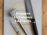 Matériel pour préparer et cuisiner la viande