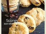 Scones aux raisins secs