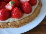 Tarte aux fraises (sur sablé breton)