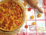 Tarte aux tomates cerises et comté (ma participation au kkvkvk #57)