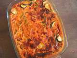 Gratin de courgettes au roquefort