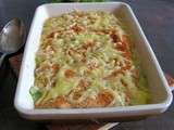 Gratin de haddock aux poireaux