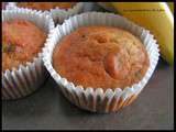 Muffins à base d'okara d'amandes et bananes