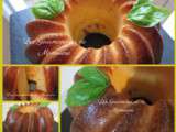 Bundt Cake, citron, basilic, chocolat blanc et rhum