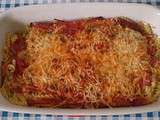 Gratin de pates a la tomate