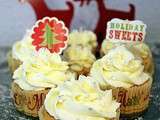 Cupcakes white christmas