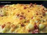 Gratin de chou fleur au jambon