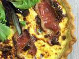 Tarte au bacon et fourme d'ambert