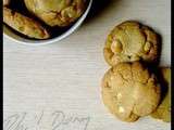 Cookies beurre noisette, chocolat blanc & macadamia