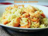 Risotto aux crevettes et curry